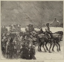 French Prisoners on the Road between Etampes and Orleans